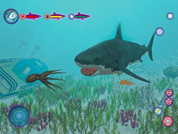 Megalodon Shark Fish Attack screenshot