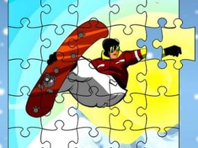 Snowboarder Freestyle Jigsaw Image