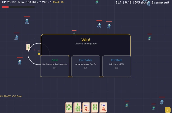 Tilebound:Mahjong Survivors Image