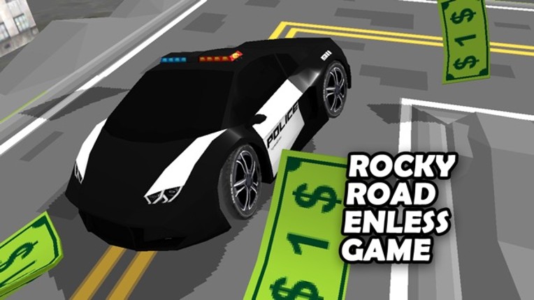 3D Zig-Zag Car - On The Run with Maze Road Racing Game screenshot