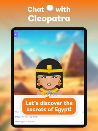 Cleo: Chat With Cleopatra screenshot