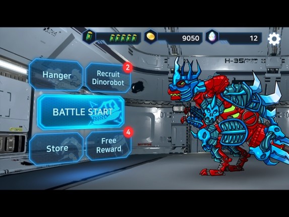 Dino Robot Battle Field screenshot