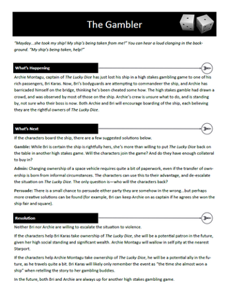 Distress Calls for Space RPGS screenshot