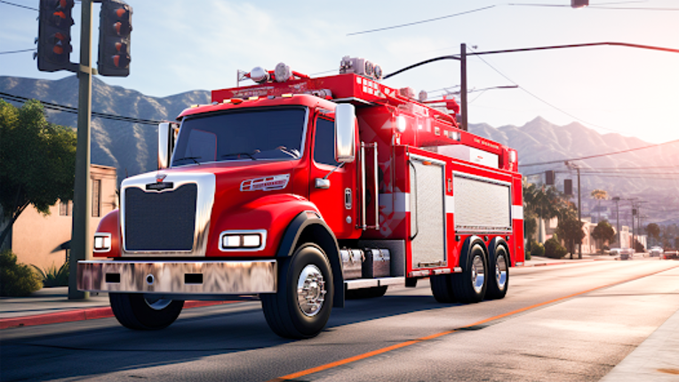 Fire Truck Simulator Game screenshot