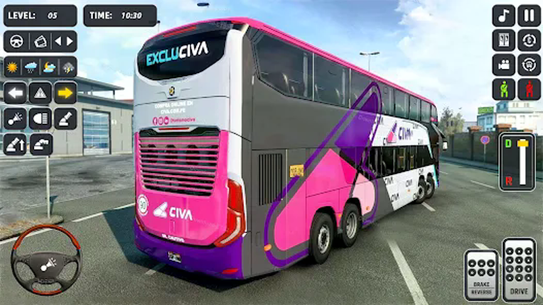 Offroad Bus Journey Bus Game screenshot