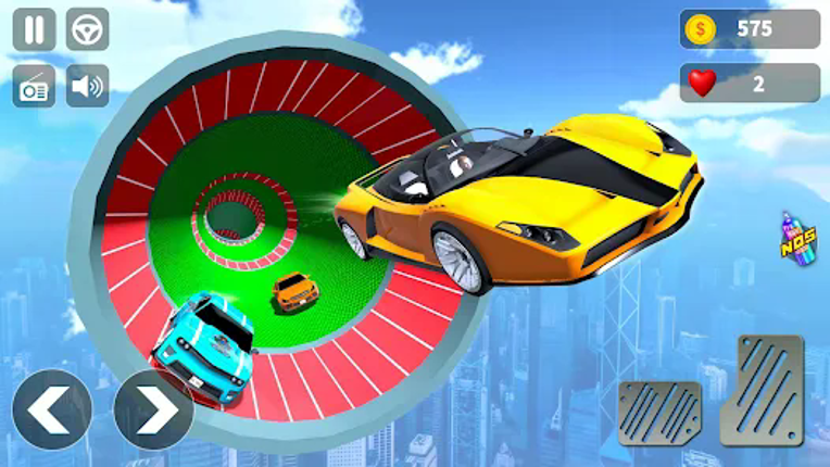 Extreme Car Ramp Stunts 3D Image