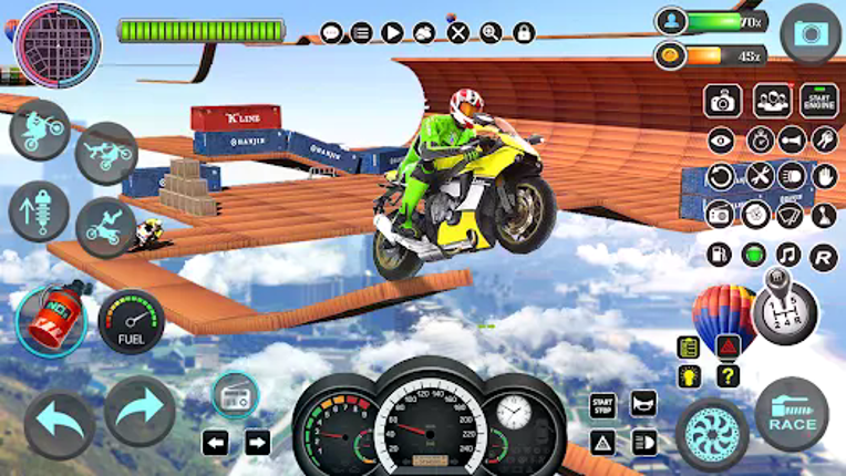 Mega Ramp Bike Stunts Games 3D screenshot