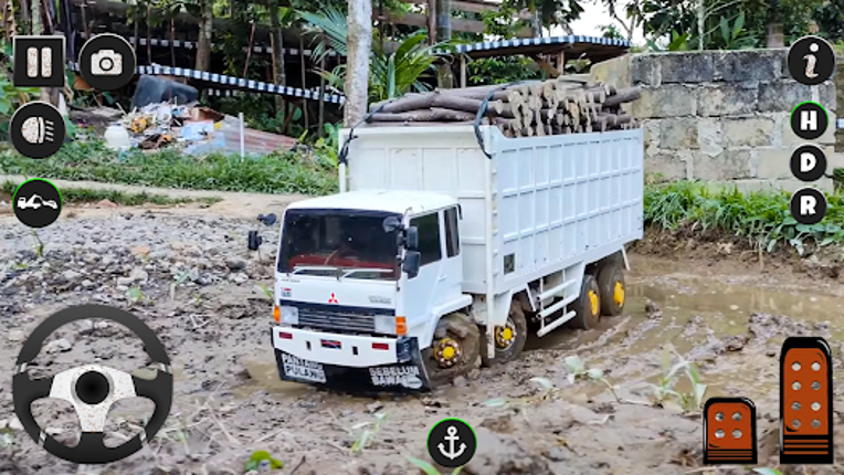 Offroad Mud Cargo Truck Driver Image