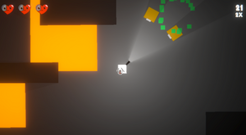 Cubey the Horrified Ai, and I screenshot