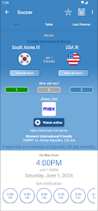 Live Sports TV Listings Guide Image