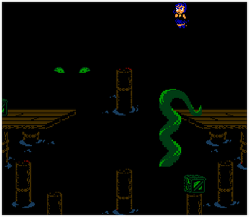 Haunted: Halloween '86 - The Curse of Possum Hollow (NES) screenshot