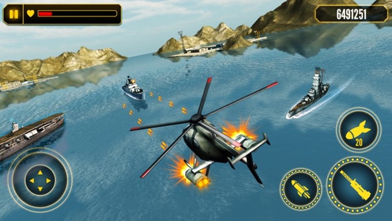 Helicopter Battle Combat 3D Image