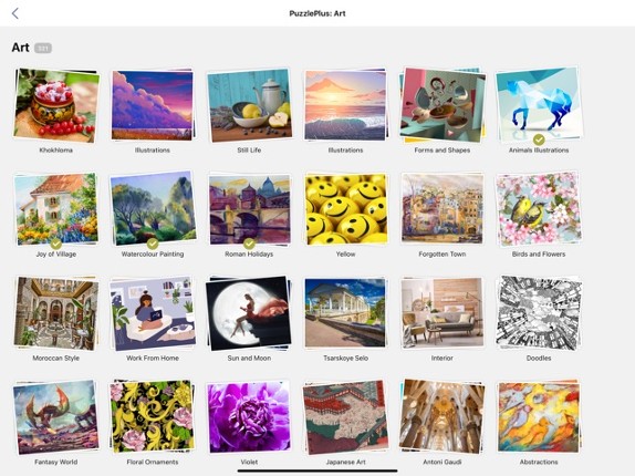 Jigsaw Puzzles Art screenshot