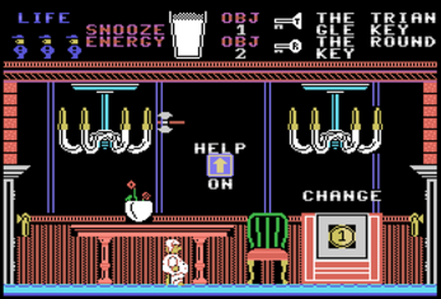 Pyjamarama (MSX) screenshot