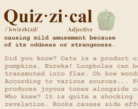 Quiz·zi·cal (Playdate) [Jam Version] Image