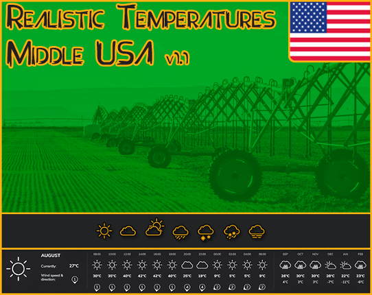 Realistic Temperatures - Mid USA Image