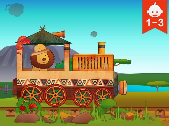 Safari Train for Toddlers screenshot