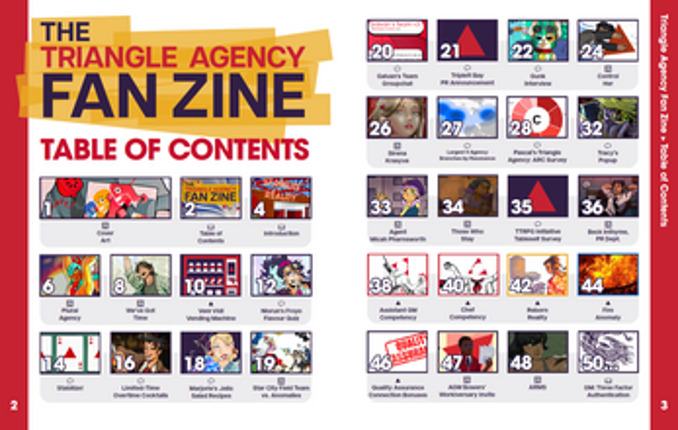 Triangle Agency Fan Zine Image