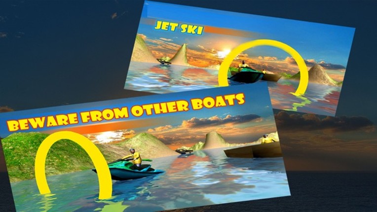 3D Jet Ski Drive Sim Rings Water Play Image