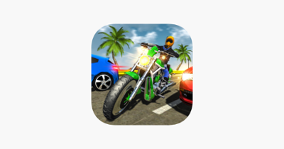 Bike racing Highway Traffic Wheeling 3D master Image