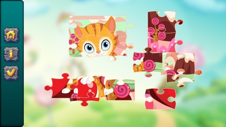 Cat Jigsaw Puzzles for Toddlers Kids Learning Game screenshot