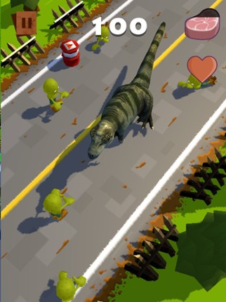 Dinosaur VS Zombie screenshot