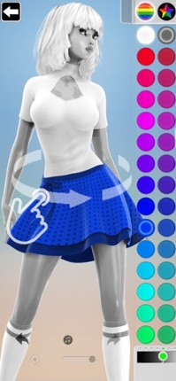 DressDolls 3D Color & Dress Up screenshot