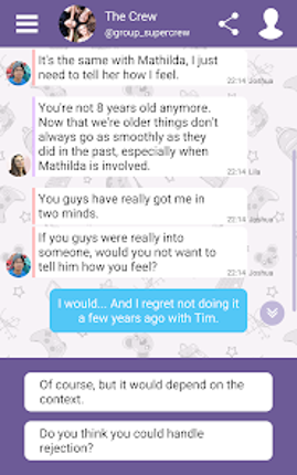 Hey Love Tim: High School Chat screenshot
