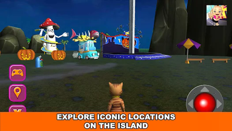 Halloween Cat Theme Park 3D screenshot
