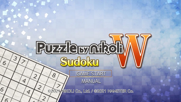 Puzzle by Nikoli W Sudoku (Windows) screenshot