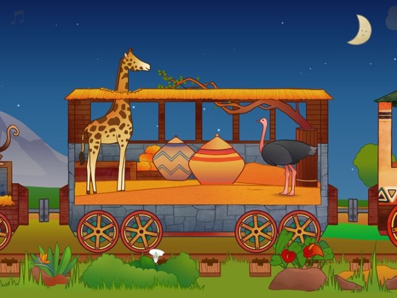 Safari Train for Toddlers screenshot