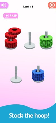 Stack Sort - Color Hoop screenshot