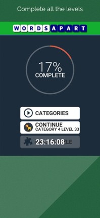 Words Apart - Word Game screenshot