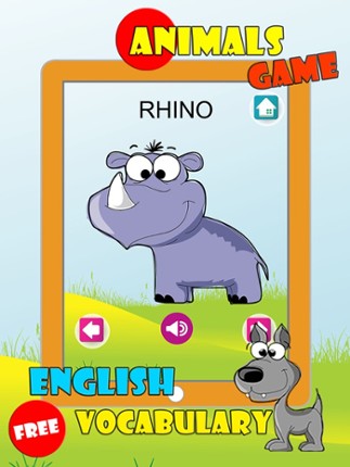 Animals Word Matching Games For Kids screenshot