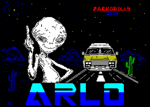 ARLO. "Nunca provoques a un extraterrestre..." Game Cover