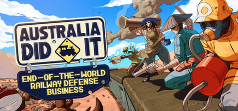 Australia Did It: End-of-the-World Railway Defense Business Image