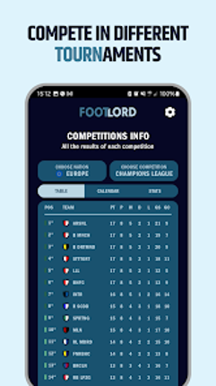 FootLord - Football Manager screenshot