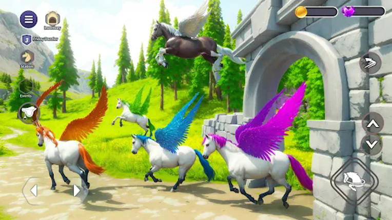 My Flying Unicorn Horse Game Image
