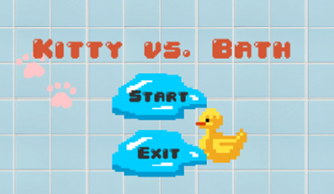 Kitty vs. Bath retro game Image