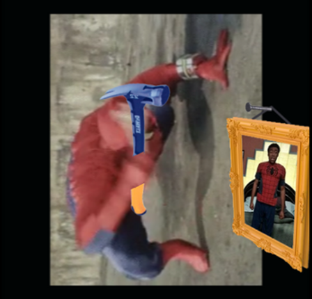 Spider-Man Hitting Floor screenshot