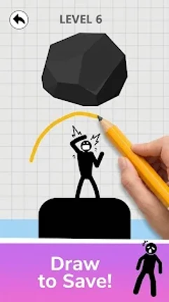 Save Stickman: Brain Draw Line screenshot
