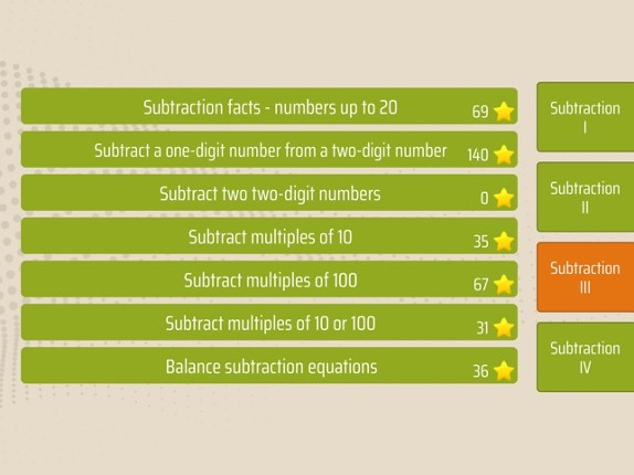 Math Shot Subtraction screenshot