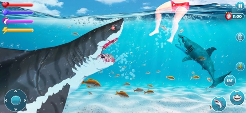 Megalodon Shark Fish Attack screenshot