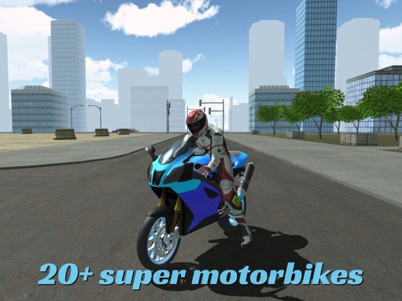 Motorbike Driving Simulator 3D screenshot