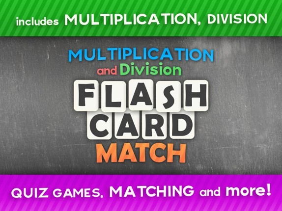 Multiplication and Division Math Flashcard Match Games for Kids in 2nd and 3rd Grade screenshot