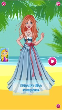 Princess Elsa Beauty Salon — Dress up girls games Image
