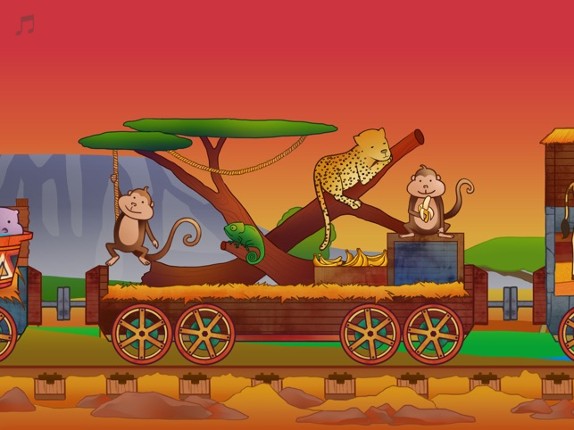 Safari Train for Toddlers screenshot