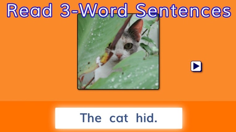 SENTENCE READING MAGIC-Reading Short Vowel CVC words screenshot