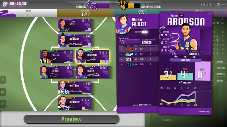 Squiggle Football screenshot