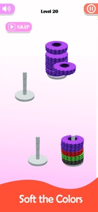 Stack Sort - Color Hoop screenshot